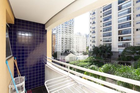 Varanda de apartamento para alugar com 1 quarto, 52m² em Indianópolis, São Paulo