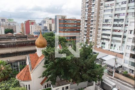 Vista da sala de apartamento para alugar com 3 quartos, 104m² em Liberdade, São Paulo