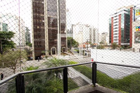 Varanda da Sala de apartamento para alugar com 1 quarto, 58m² em Moema, São Paulo