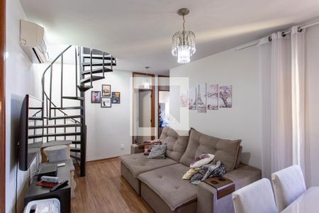 Sala de apartamento à venda com 3 quartos, 118m² em Castelo, Belo Horizonte