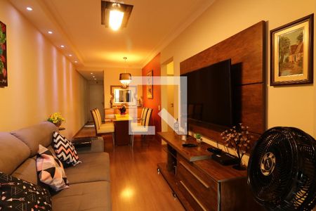 Sala de apartamento à venda com 3 quartos, 85m² em Vila Valparaiso, Santo André