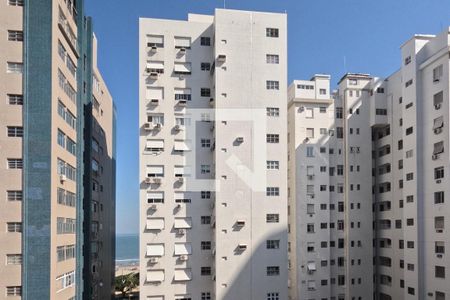 Sala e Quarto - Vista de kitnet/studio para alugar com 1 quarto, 30m² em Boqueirão, Santos