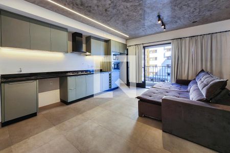 Sala/Cozinha de apartamento para alugar com 1 quarto, 44m² em Setor Oeste, Goiânia