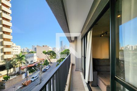 Sacada de apartamento para alugar com 1 quarto, 44m² em Setor Oeste, Goiânia