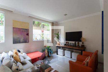 Sala de Estar de casa de condomínio à venda com 3 quartos, 140m² em Garças, Belo Horizonte