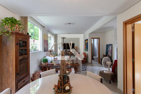 Sala de Jantar de casa de condomínio à venda com 3 quartos, 140m² em Garças, Belo Horizonte