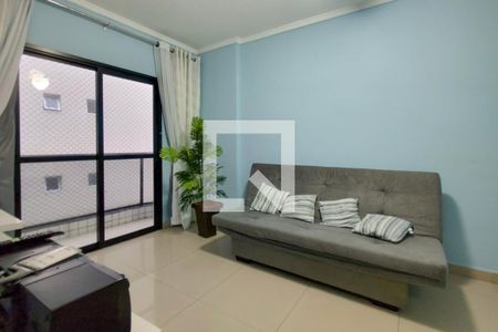 Sala de apartamento para alugar com 1 quarto, 72m² em Tupi, Praia Grande
