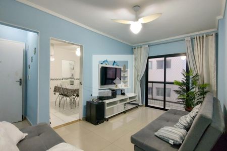 Sala de apartamento para alugar com 1 quarto, 72m² em Tupi, Praia Grande
