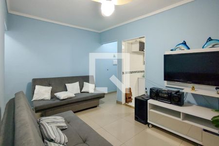 Sala de apartamento para alugar com 1 quarto, 72m² em Tupi, Praia Grande