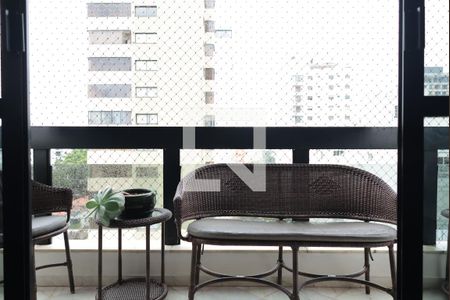 Varanda de apartamento à venda com 4 quartos, 169m² em Indianópolis, São Paulo