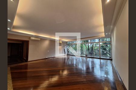 Sala de apartamento para alugar com 4 quartos, 345m² em Laranjeiras, Rio de Janeiro