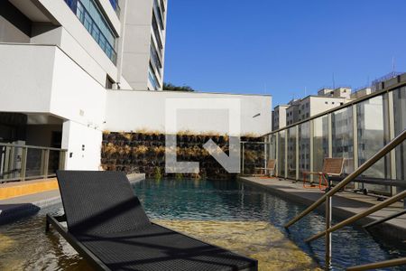 Studio para alugar com 25m², 1 quarto e sem vagaPiscina