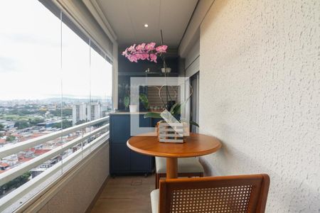 Varanda  de apartamento à venda com 1 quarto, 43m² em Tatuapé, São Paulo