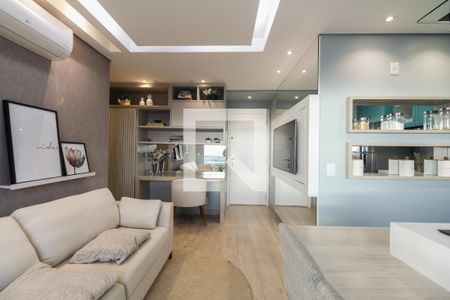 Sala  de apartamento à venda com 1 quarto, 43m² em Tatuapé, São Paulo