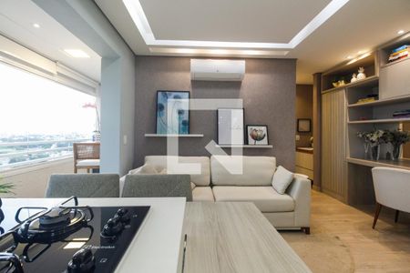 Sala  de apartamento à venda com 1 quarto, 43m² em Tatuapé, São Paulo