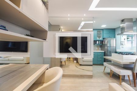 Sala  de apartamento à venda com 1 quarto, 43m² em Tatuapé, São Paulo