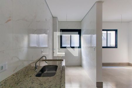 Cozinha de apartamento à venda com 1 quarto, 35m² em Vila Ivone, São Paulo