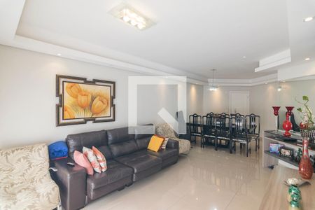 Sala de apartamento à venda com 3 quartos, 133m² em Vila Assunção, Santo André
