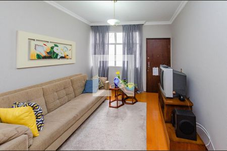 Sala de apartamento à venda com 2 quartos, 85m² em Coração de Jesus, Belo Horizonte