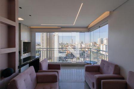 Varanda Gourmet de apartamento à venda com 2 quartos, 68m² em Jardim São Paulo, Guarulhos