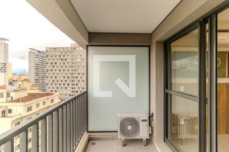Varanda de kitnet/studio à venda com 1 quarto, 22m² em Santa Ifigênia, São Paulo