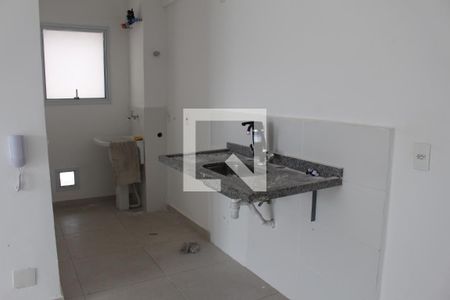 Cozinha  de apartamento para alugar com 1 quarto, 34m² em Chácara Mafalda, São Paulo