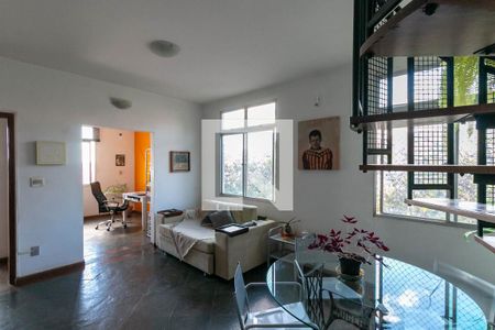 Sala de apartamento à venda com 4 quartos, 180m² em São Lucas, Belo Horizonte