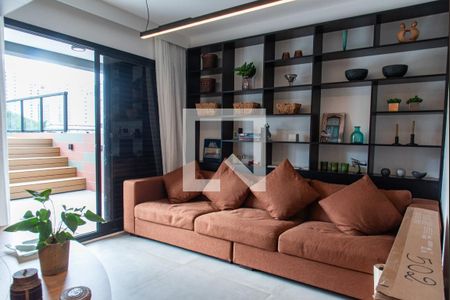 Sala de apartamento à venda com 1 quarto, 100m² em Vila Mariana, São Paulo