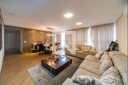 Sala de apartamento à venda com 3 quartos, 126m² em Vila Assunção, Santo André
