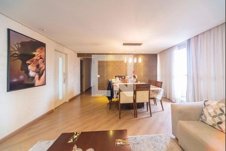Sala de apartamento à venda com 3 quartos, 126m² em Vila Assunção, Santo André