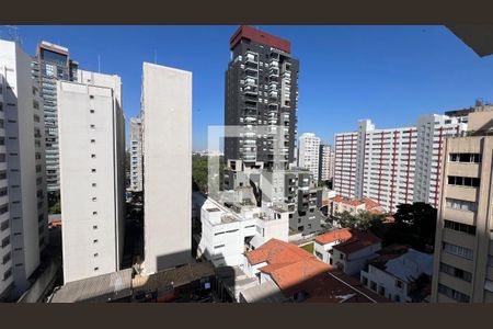 Vista da Sacada de kitnet/studio à venda com 1 quarto, 23m² em Pinheiros, São Paulo