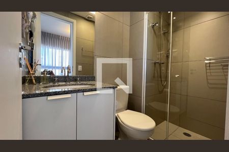 Studio para alugar com 23m², 1 quarto e sem vaga Studio para alugar com 23m², 1 quarto e sem vagaBanheiro da Suíte