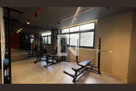 Studio para alugar com 23m², 1 quarto e sem vaga Studio para alugar com 23m², 1 quarto e sem vagaAcademia