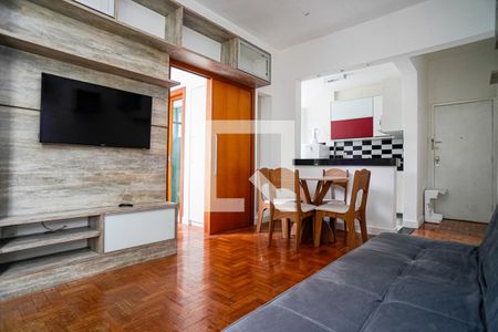 Sala de apartamento para alugar com 1 quarto, 50m² em São Francisco, Niterói