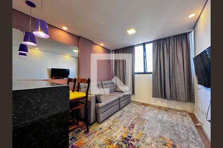 Sala de apartamento para alugar com 1 quarto, 35m² em Santo Amaro, São Paulo