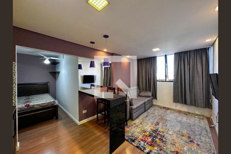 Sala de apartamento para alugar com 1 quarto, 35m² em Santo Amaro, São Paulo