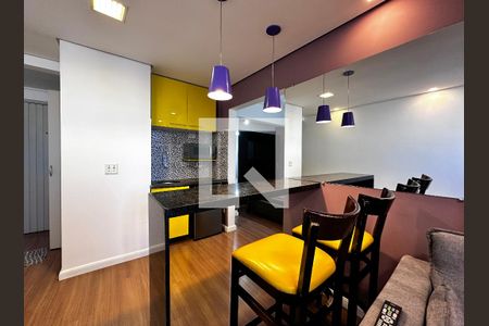 Cozinha de apartamento para alugar com 1 quarto, 35m² em Santo Amaro, São Paulo