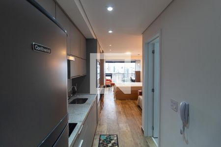 Studio à venda com 32m², 1 quarto e sem vagaCozinha