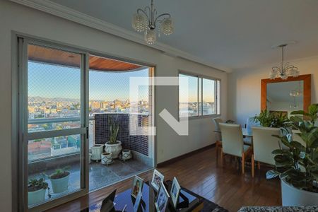 Sala de apartamento à venda com 3 quartos, 115m² em Alto Caiçaras, Belo Horizonte