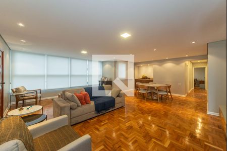 Sala de apartamento à venda com 3 quartos, 125m² em Campo Belo, São Paulo