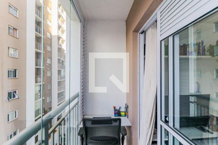 Varanda de apartamento à venda com 1 quarto, 28m² em Jardim Caravelas, São Paulo