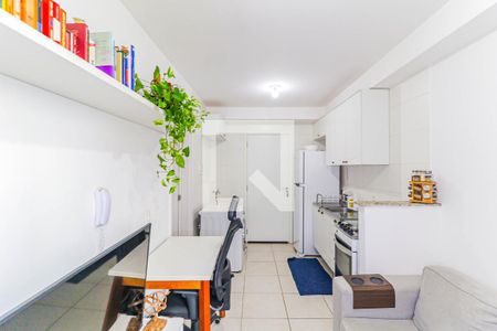 Sala de apartamento à venda com 1 quarto, 28m² em Jardim Caravelas, São Paulo