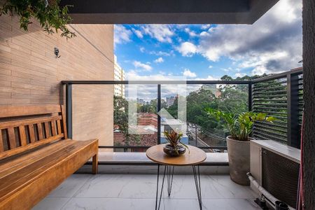 Studio para alugar com 29m², 1 quarto e sem vaga Studio para alugar com 29m², 1 quarto e sem vagaStudio - Varanda