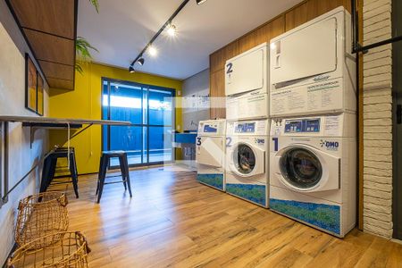 Studio para alugar com 29m², 1 quarto e sem vaga Studio para alugar com 29m², 1 quarto e sem vagaLavanderia