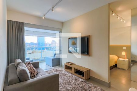 Sala  de apartamento para alugar com 1 quarto, 51m² em Vila Gertrudes, São Paulo