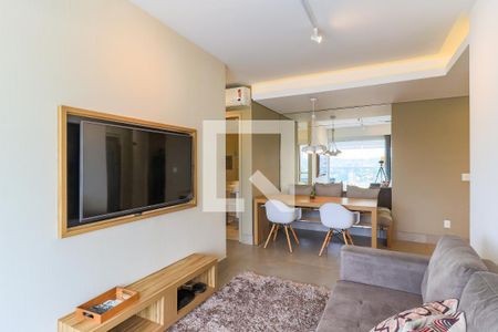 Sala  de apartamento para alugar com 1 quarto, 51m² em Vila Gertrudes, São Paulo