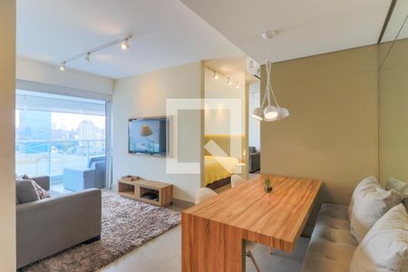 Sala de Jantar de apartamento para alugar com 1 quarto, 51m² em Vila Gertrudes, São Paulo
