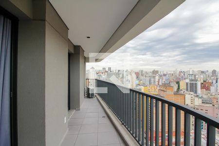 Varanda de apartamento para alugar com 1 quarto, 65m² em Santa Ifigênia, São Paulo