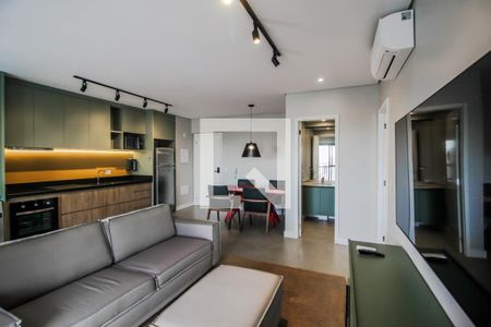 Sala de apartamento para alugar com 1 quarto, 65m² em Santa Ifigênia, São Paulo