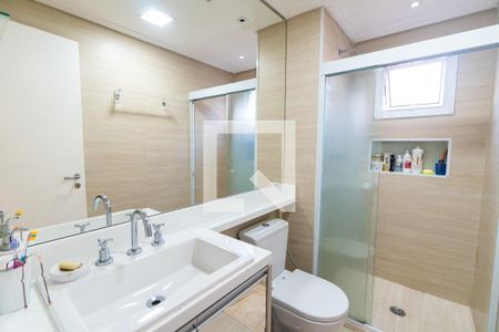 Banheiro da Suíte de apartamento para alugar com 2 quartos, 73m² em Vila Monte Alegre, São Paulo